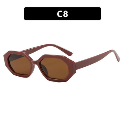 Geometric Frame Sunglasses