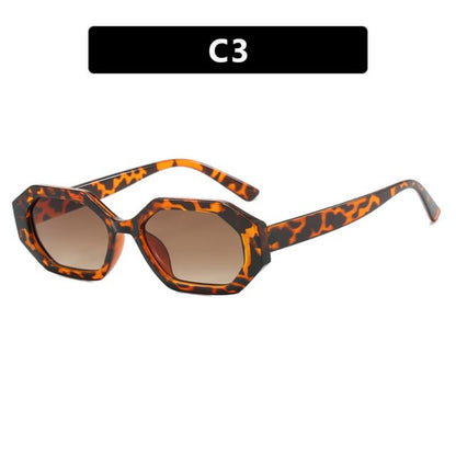 Geometric Frame Sunglasses