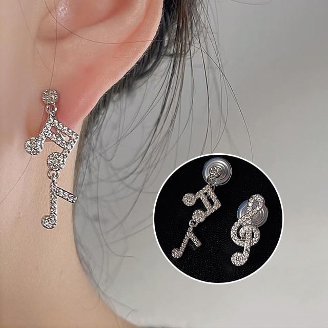 Earring Rhinestone Music Cuff