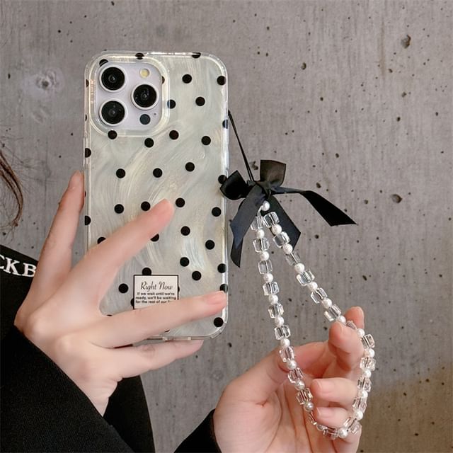 Polka Dot Phone Case - 15 Pro Max / 15 Pro / 15 / 14 Pro Max / 14 Pro / 14 / 13 Pro Max / 13 Pro / 13 / 12 Pro Max / 12 Pro / 12 / 11