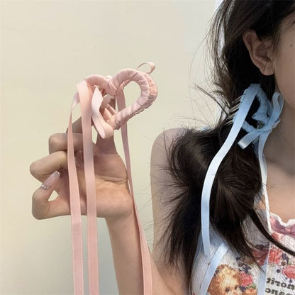 Clamp Ribbon Heart Hair