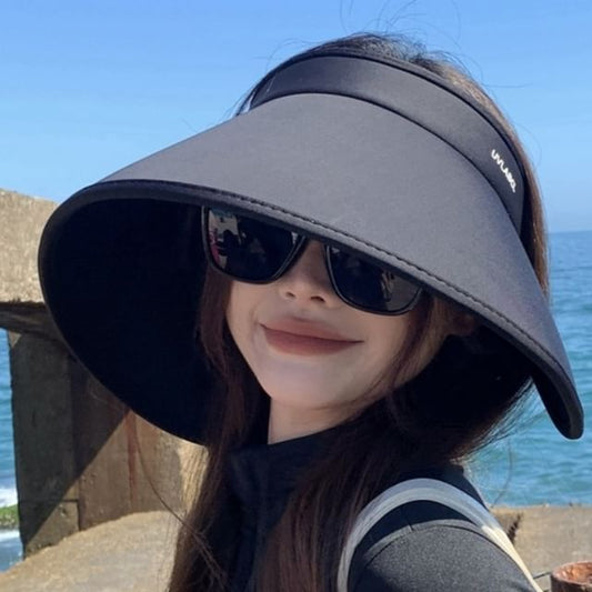 Brim Wide Lettering Sun Hat