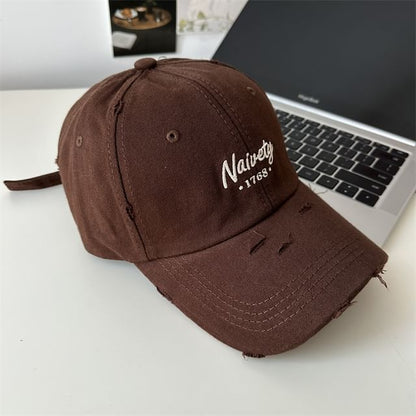 Cap Embroidered Baseball Lettering