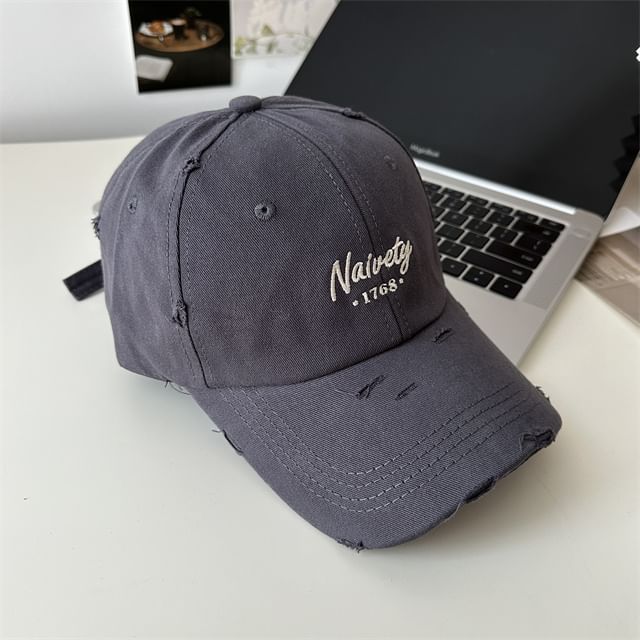 Cap Embroidered Baseball Lettering