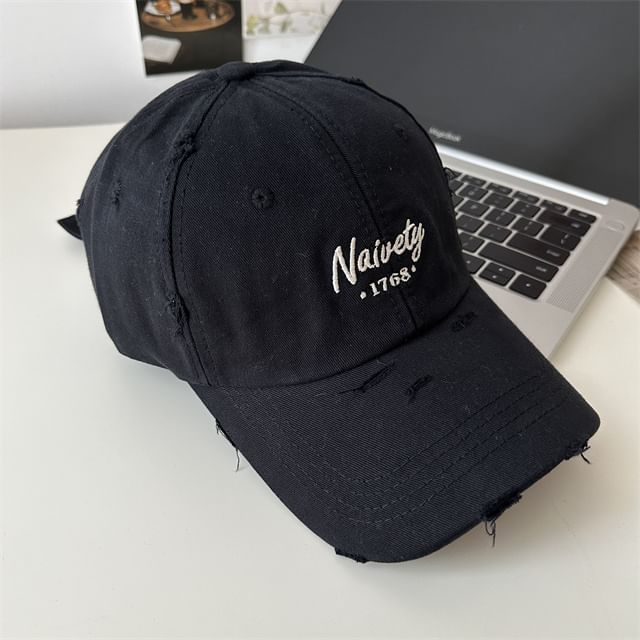 Cap Embroidered Baseball Lettering