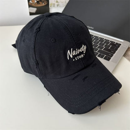 Cap Embroidered Baseball Lettering