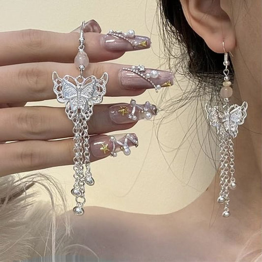 Butterfly Drop Earring