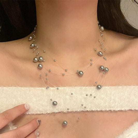 Faux Pearl Necklace