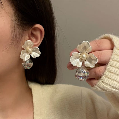 Flower Drop Earring