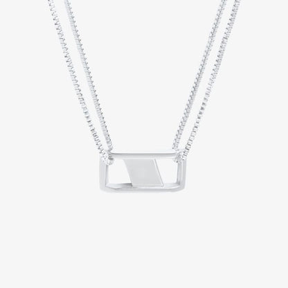 Cutout Pendant Necklace