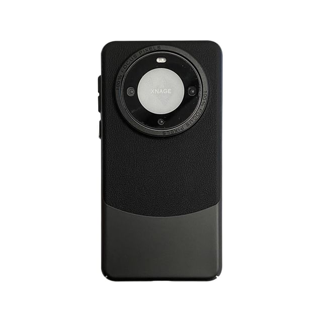 Panel Color Leather Case Faux Phone