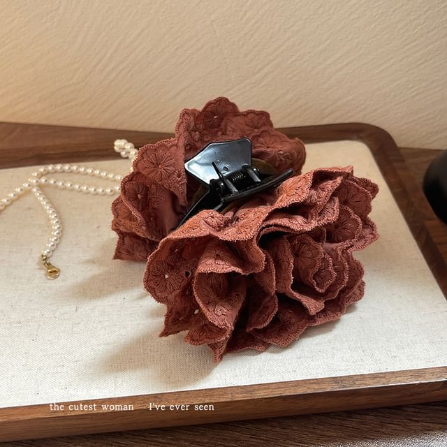 Floral Lace Hair Clamp