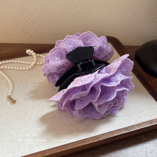 Floral Lace Hair Clamp