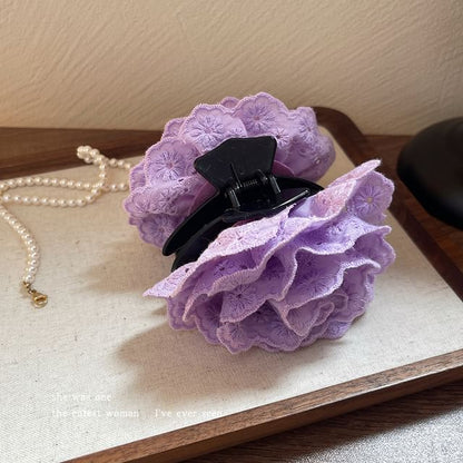 Floral Lace Hair Clamp