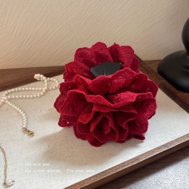 Floral Lace Hair Clamp