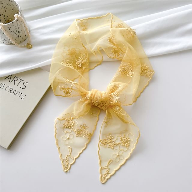 Lace Narrow Scarf