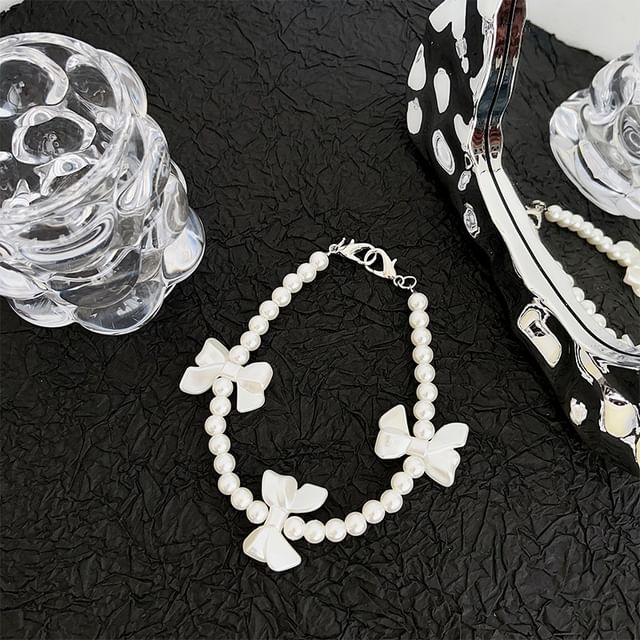 Designs) Strap Pearl Faux (Various Phone