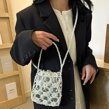Faux Pearl Crossbody Bag (Various Designs)