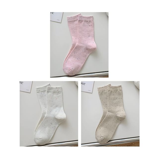 Ribbed Socks Set