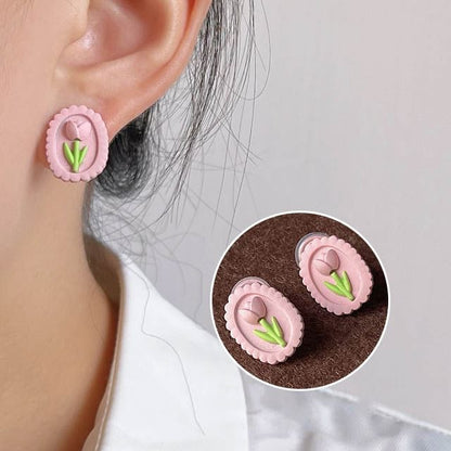 Tulip Alloy Ear Cuff