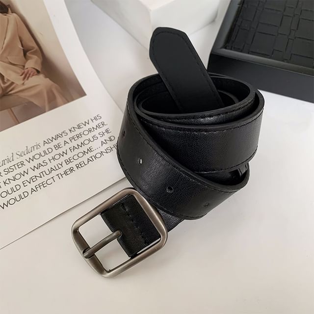 Faux Leather Belt
