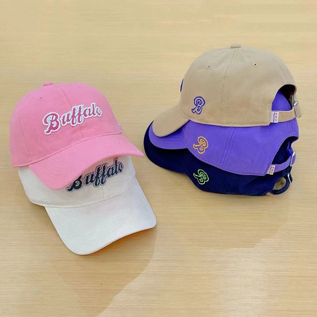 Embroidered Baseball Cap Lettering