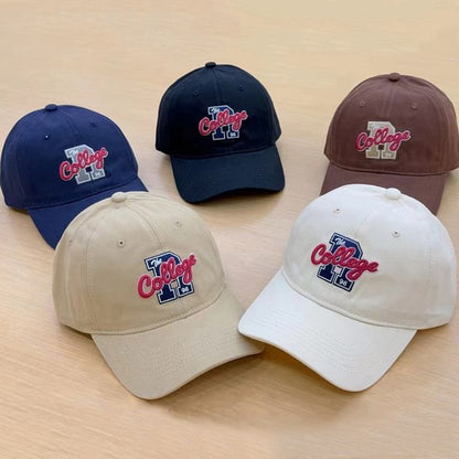 Baseball Embroidered Cap Lettering