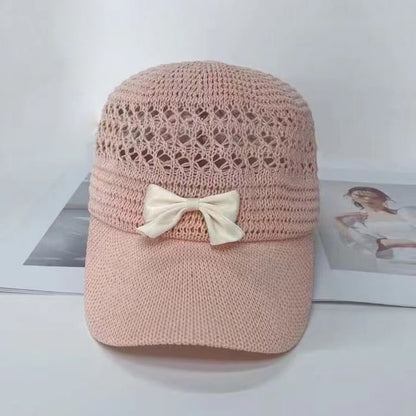Baseball Woven Cap Bow