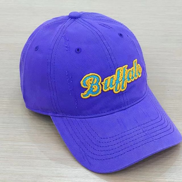 Embroidered Baseball Cap Lettering