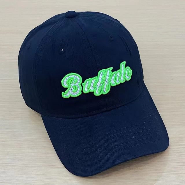 Embroidered Baseball Cap Lettering