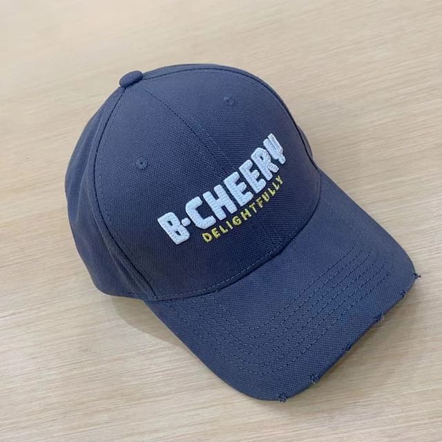 Cap Baseball Lettering Embroidered