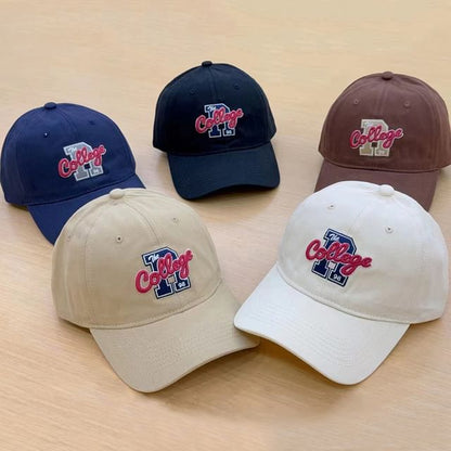 Baseball Embroidered Cap Lettering