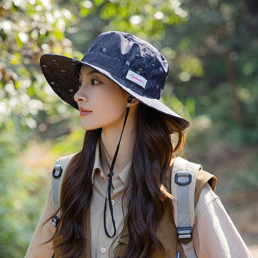 Applique Print Boonie Hat