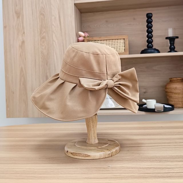 Bucket Hat Plain Bow