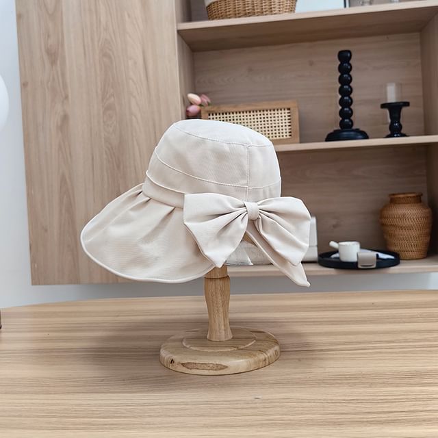 Bucket Hat Plain Bow