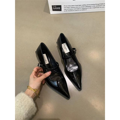 Pointy Mary Jane Pumps