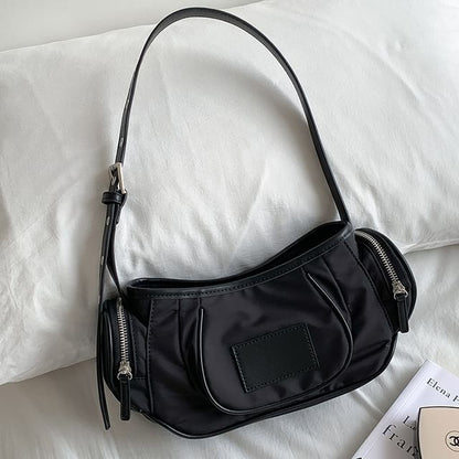 Applique Shoulder Bag Nylon