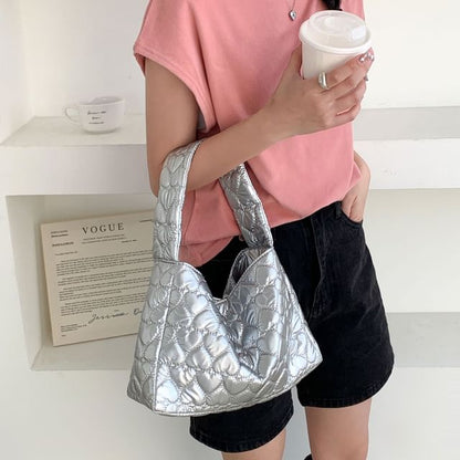 Bag Heart Tote Quilted