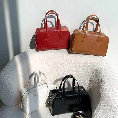 Leather Faux Bag Boston