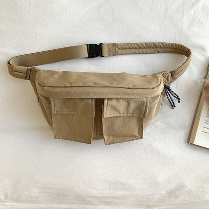 Plain Belt Nylon Bag