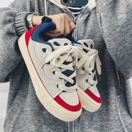 Color Block Platform Sneakers