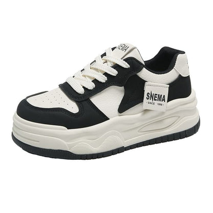 Lettering Label Platform Sneakers