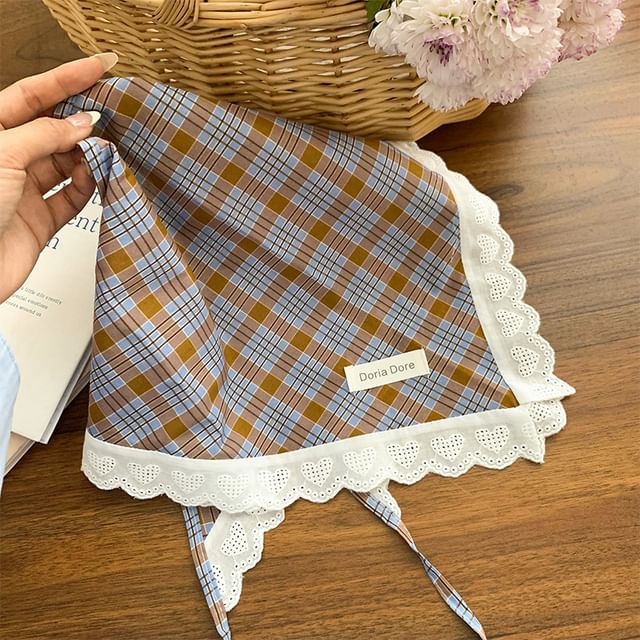 Head Trim Designs) Lace Scarf Triangle (Various