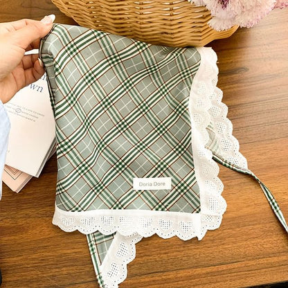 Head Trim Designs) Lace Scarf Triangle (Various