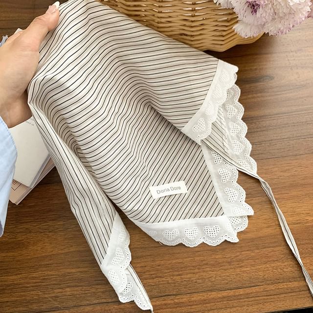 Head Trim Designs) Lace Scarf Triangle (Various