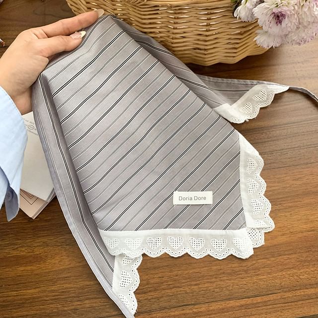 Head Trim Designs) Lace Scarf Triangle (Various