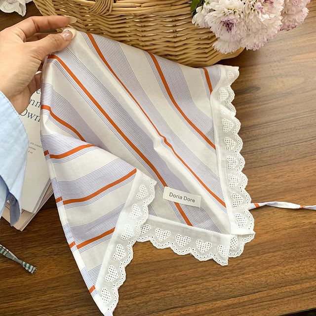 Head Trim Designs) Lace Scarf Triangle (Various