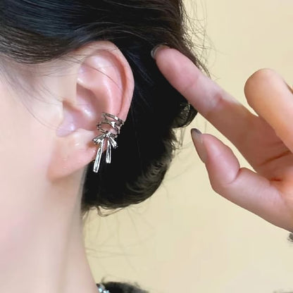 Ribbon Copper Ear Cuff