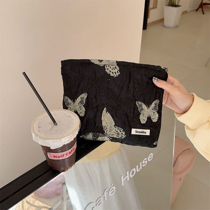 Butterfly Print Tote Bag / Shopping Bag / Pouch