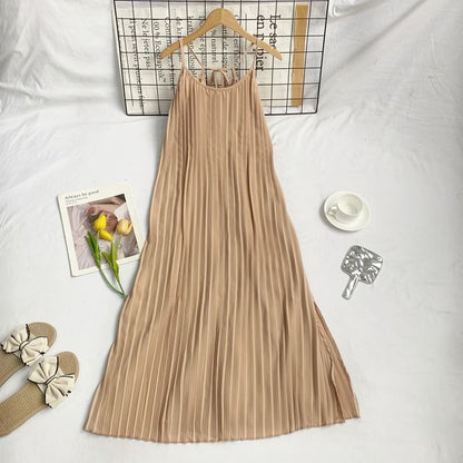 Thin Strap Simple Maxi Sundress